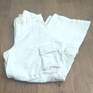 White Cargo Pants